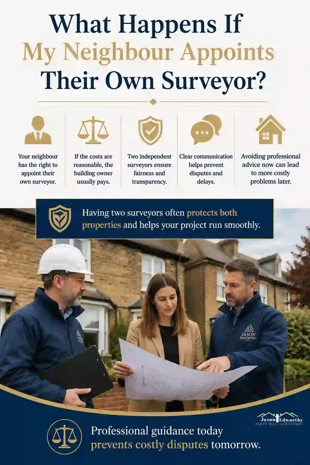 What Happens If My Neighbour Appoints Their Own Surveyor Surrey?
