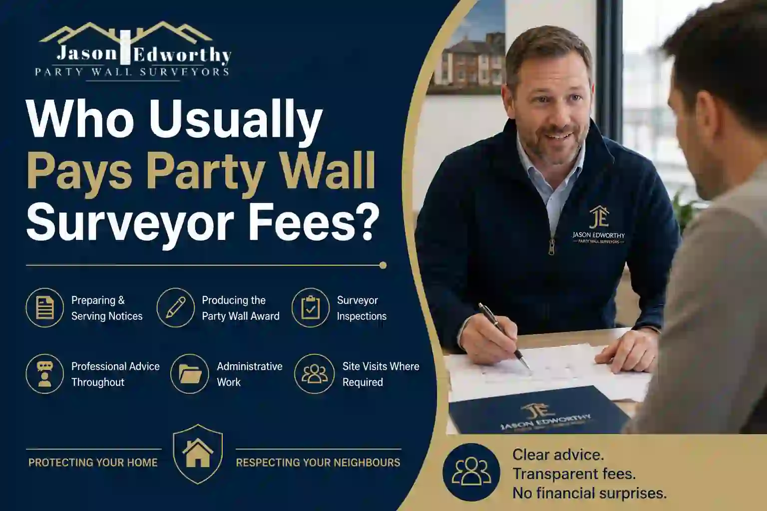 Who Usually Pays Party Wall Surveyor Fees Surrey?